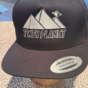 Yupoong Tenth Planet Snapback Hat Black Pyramid UFO